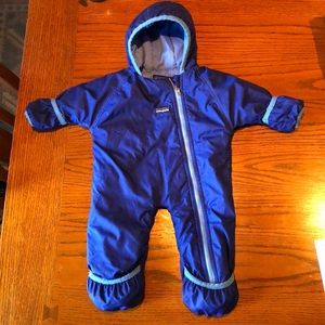Patagonia infant snowsuit, EUC